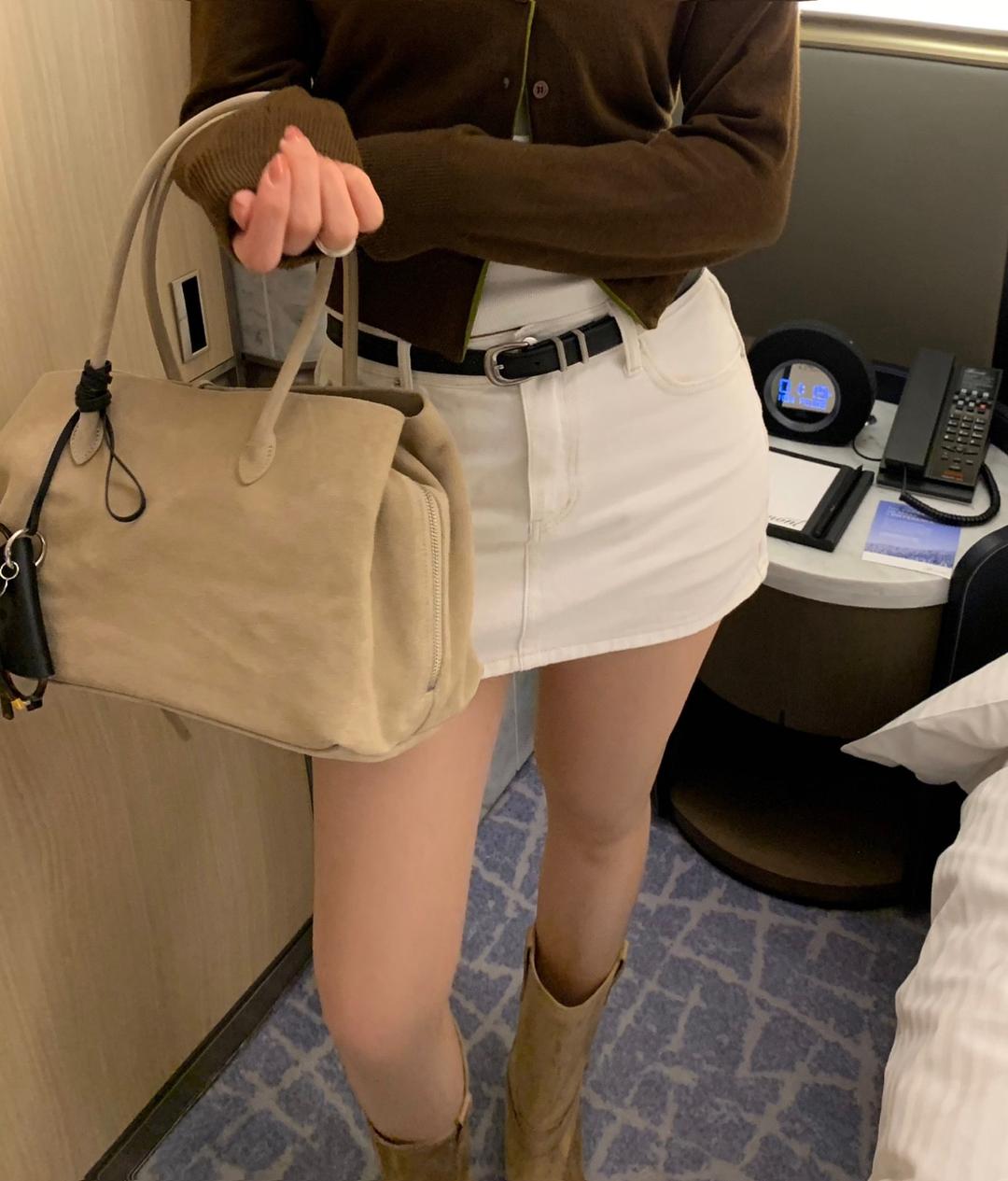 온즈 [코디추천템] Poke skirt (바지내장)
