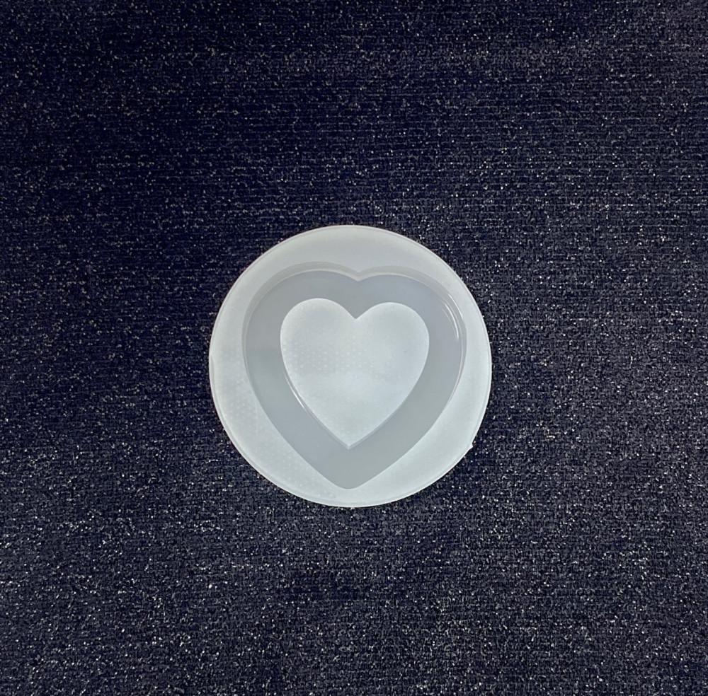 레진공예) New 하트 쉐이커 레진 수제 실리콘 몰드 / New heart shaker mold