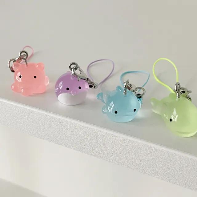 (당일출고) 야광해양동물 키링 4종 버전2 / 귀여운열쇠고리키링 에어팟키링