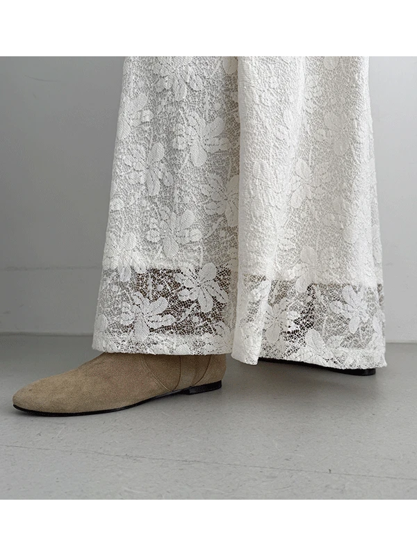 floral lace maxi skirt