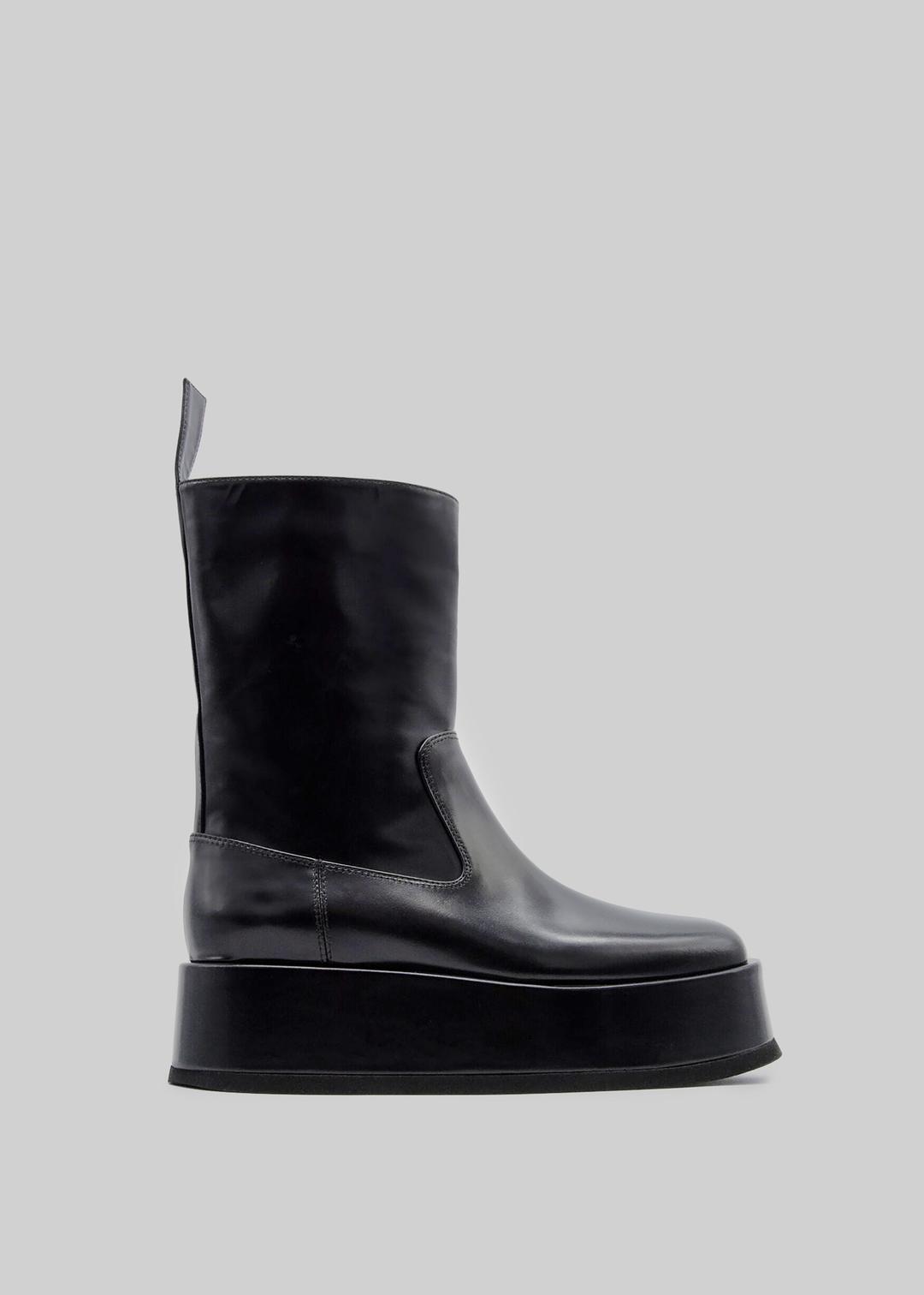 GIA x RHW Rosie 23 Short Flatform Boot - Black - 37 EU