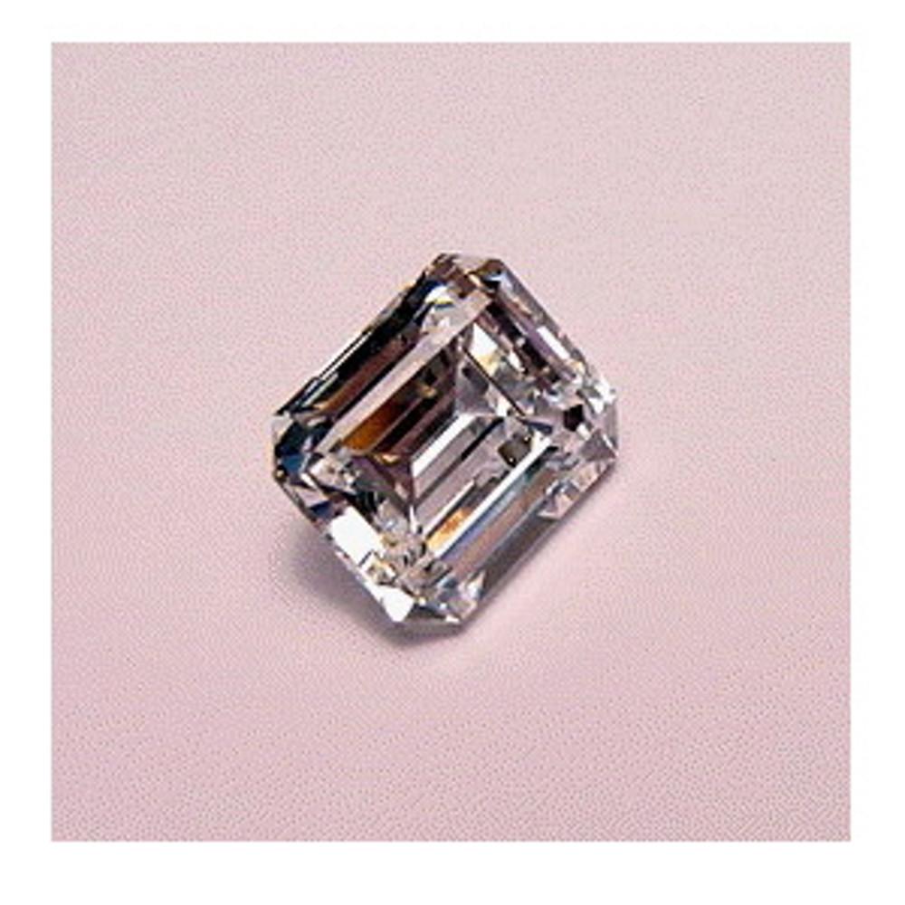 에메랄드 형태 나석 cz 다이아몬드