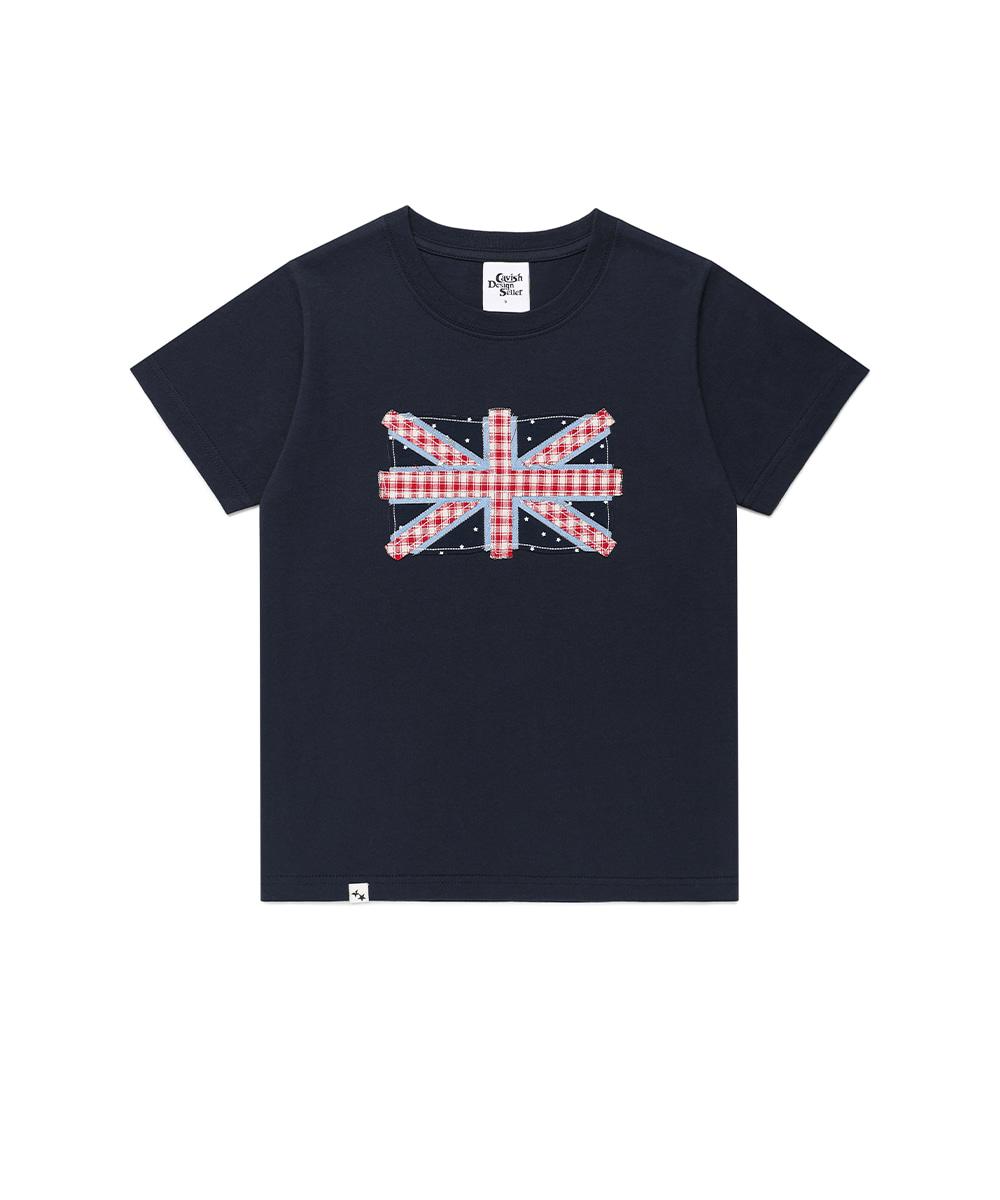 UNION JACK SS TEE[NAVY]