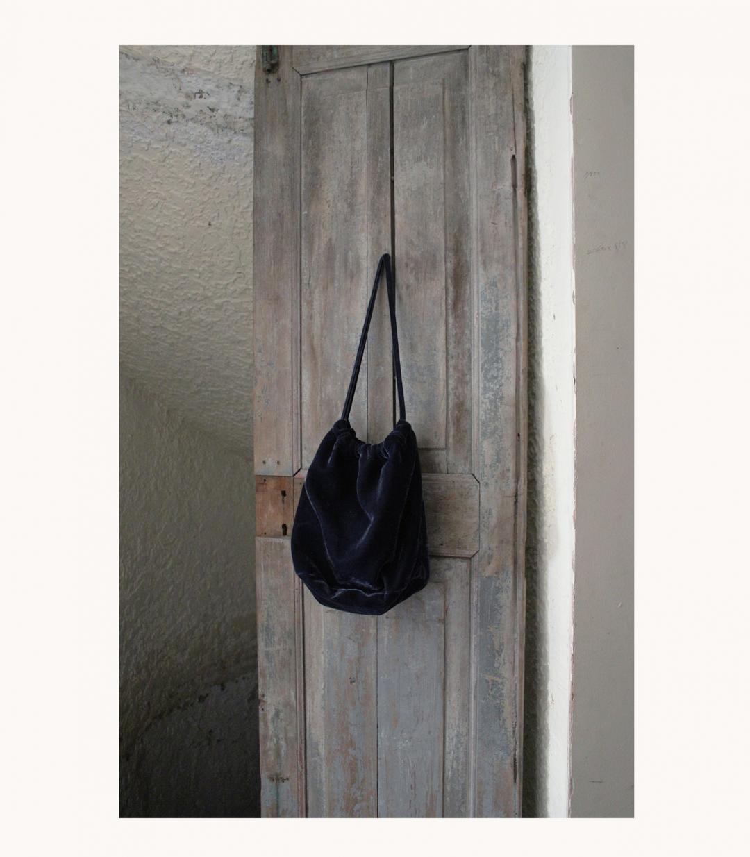 Velvet Bucket Bag
