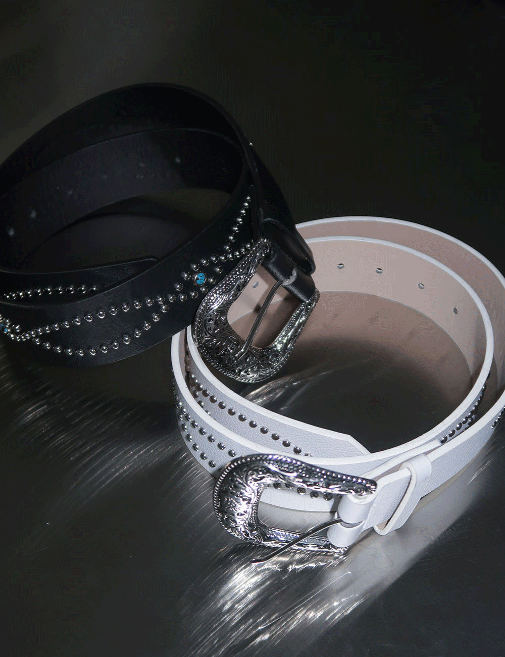 위위미유 WESTERN STUD BELT / 웨스턴 스터드 벨트