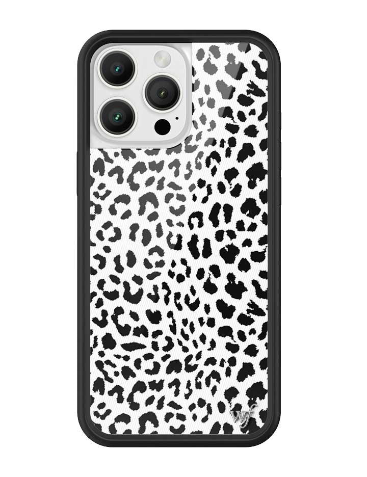 Wildflower Snow Meow iPhone case