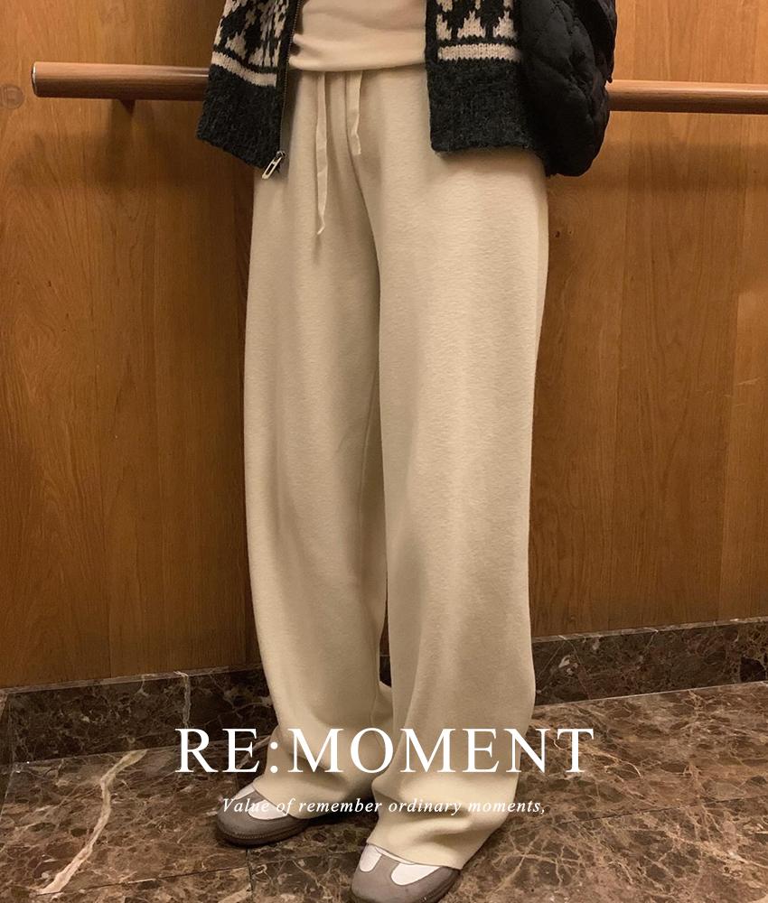 오디너리먼트 [💗주문폭주!/3000장 돌파!/RE:MOMENT]  made. 베른 와이드 니트팬츠 4color!
