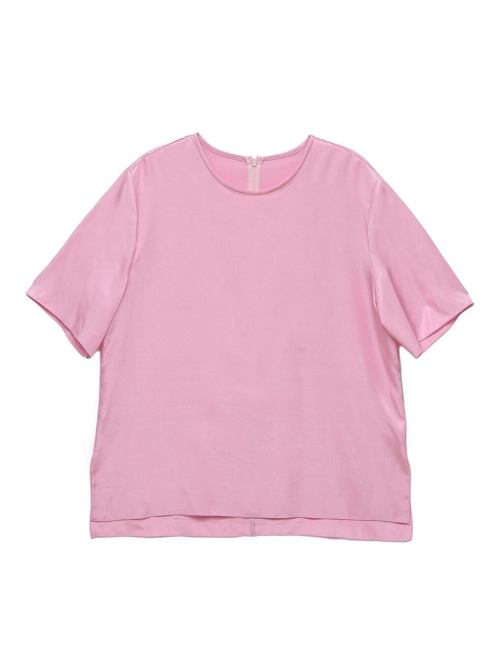 SATIN SLIT BLOUSE (3color)