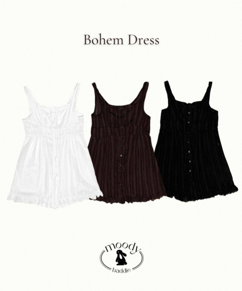 [문의폭주/레이어드] 보헴 원피스 (3color)