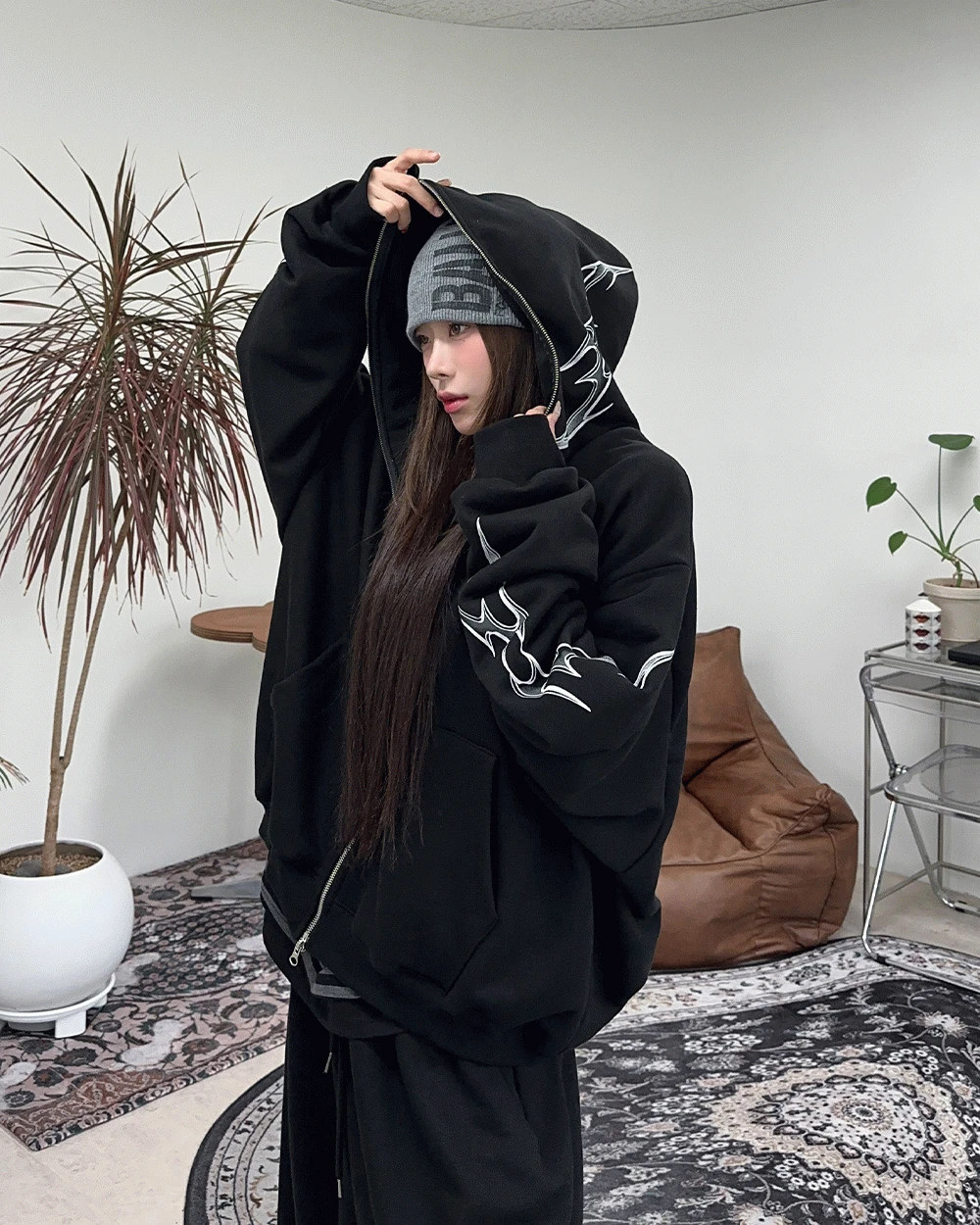 하엘 블레이드 후드집업
