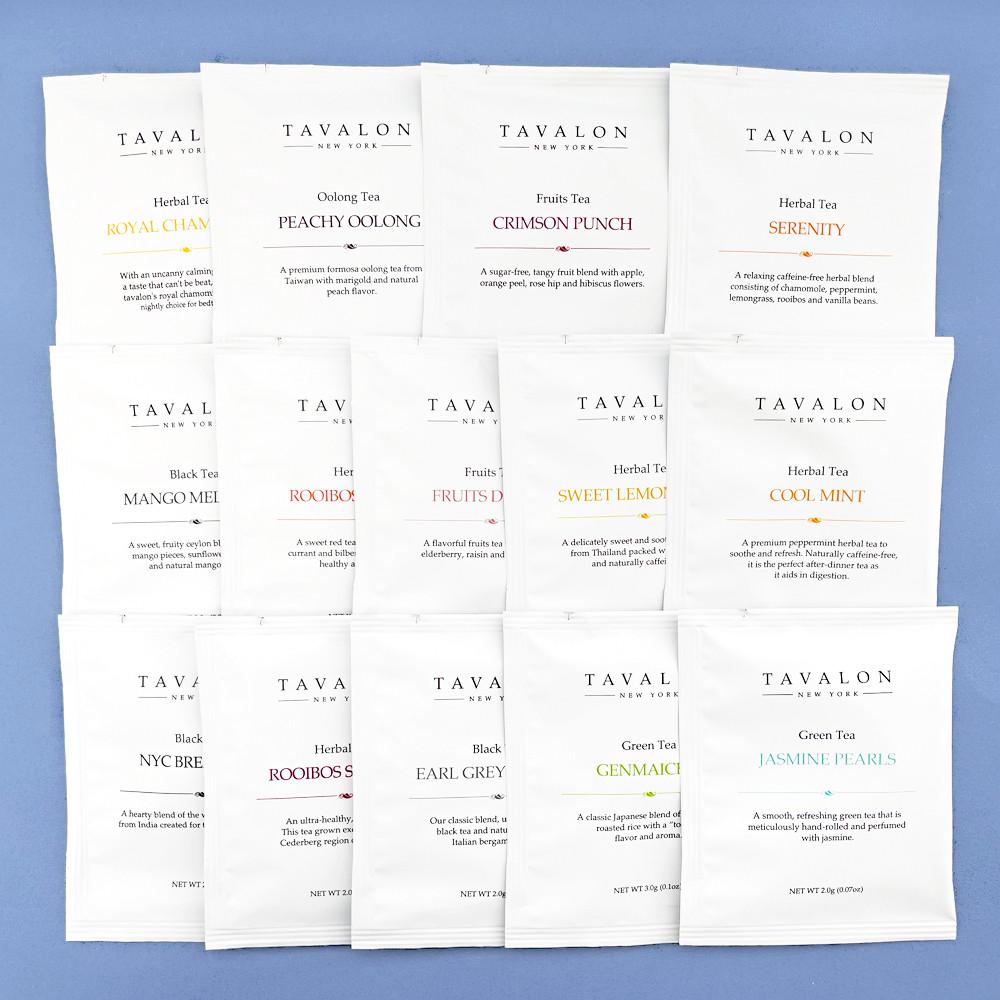 타바론 티 테이스터 얼그레이 티백 혼합 샘플러 14종