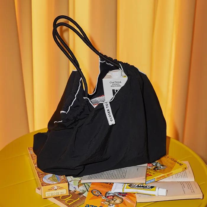 2WAY ROPE BAG - BLACK