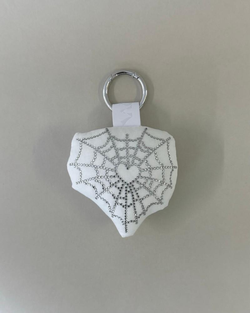 (VACANCY) Twinkle Cushion Key ring - Heart web