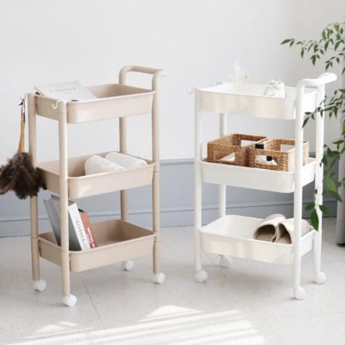 모노블 3단 트롤리 카트 수납선반