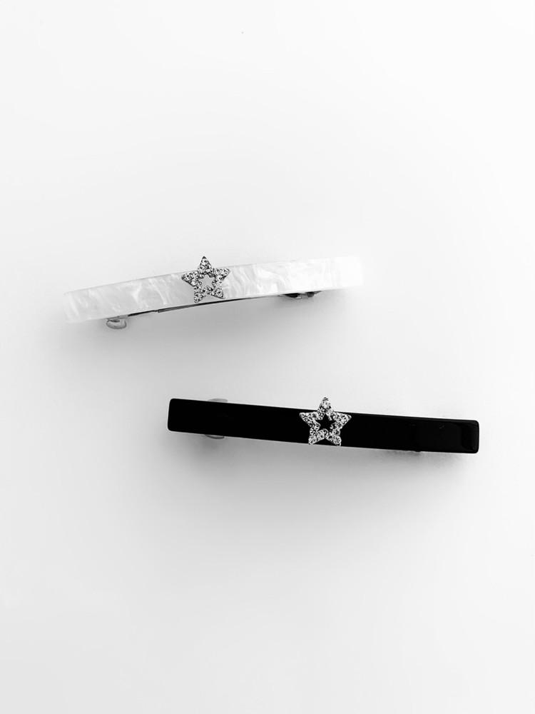 (어센틱/ 2color) ﻿cubic star hair pin 별헤어핀
