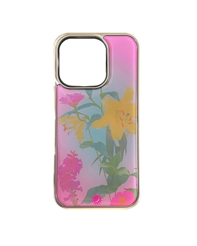 Dreamy Garden Silver Epoxy Case