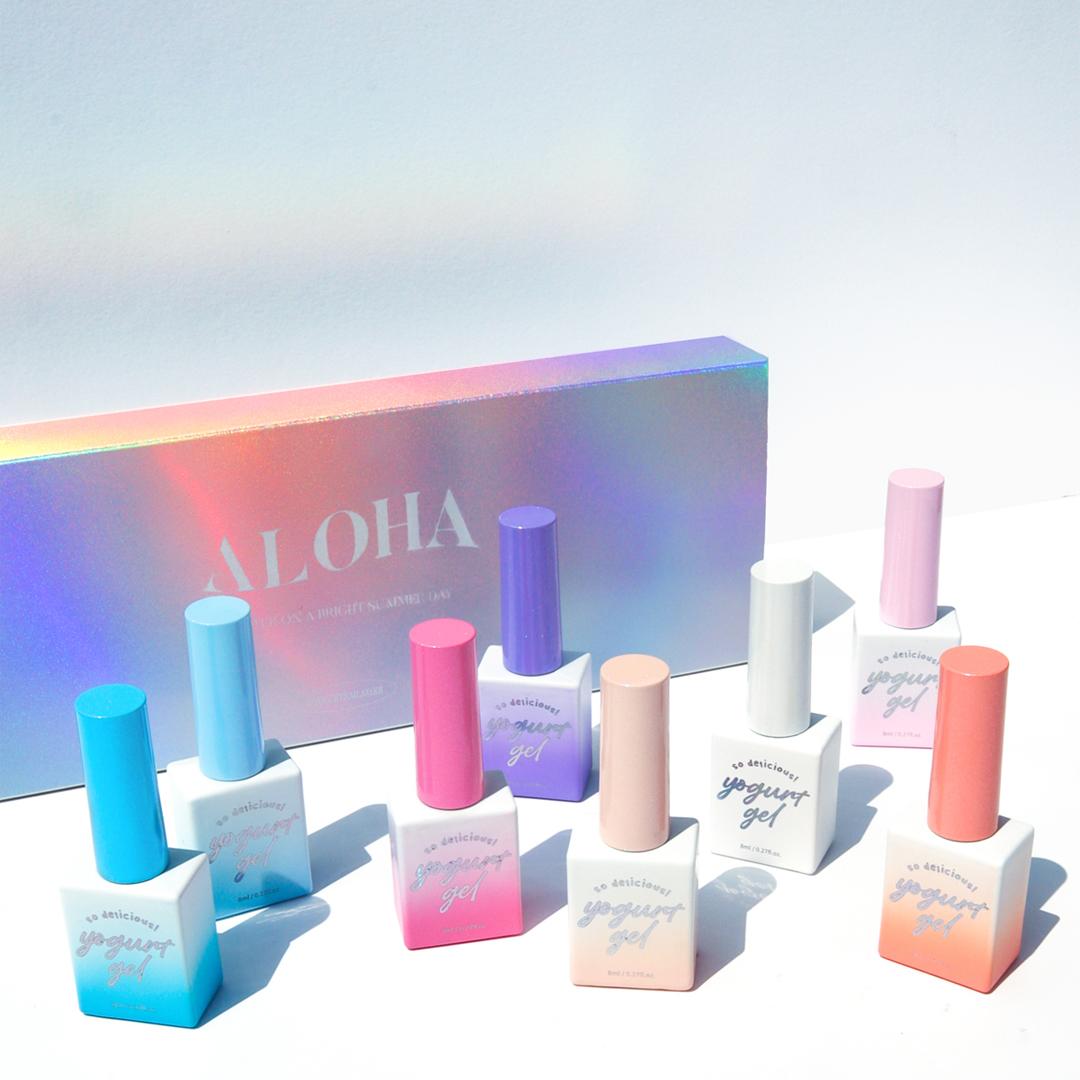 [YOGURT] '알로하\' 글리터젤 8종 SET