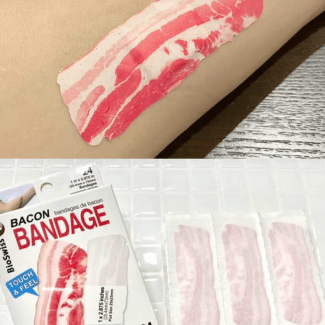 베이컨 밴드 상처 반창고 10개