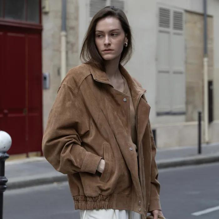 Sand Suede Jacket (Camel)