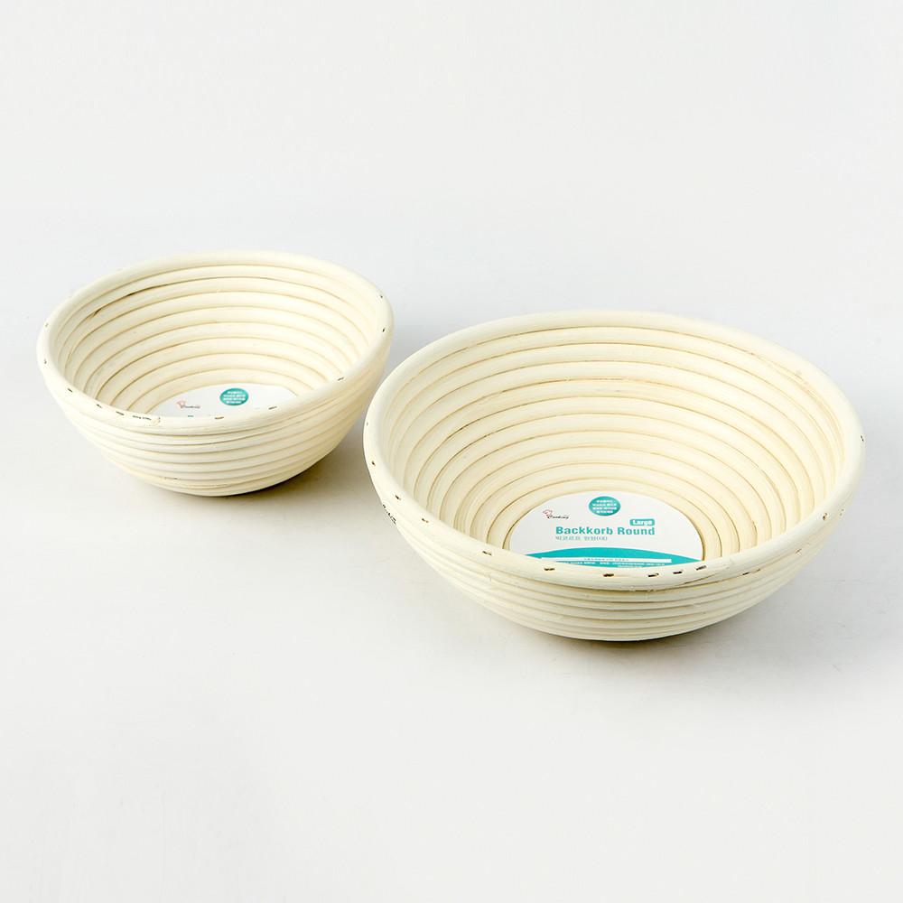 쿠킹플러스 박코르프 원형 등나무 발효빵틀 반느통