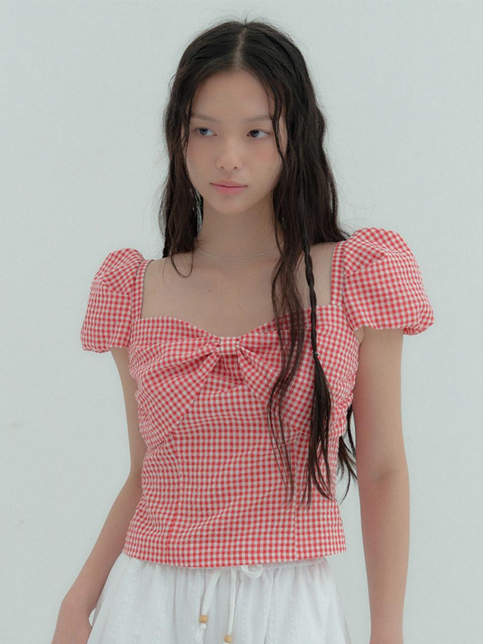 Angel Puff Blouse(2Color)[06/24 예약배송]