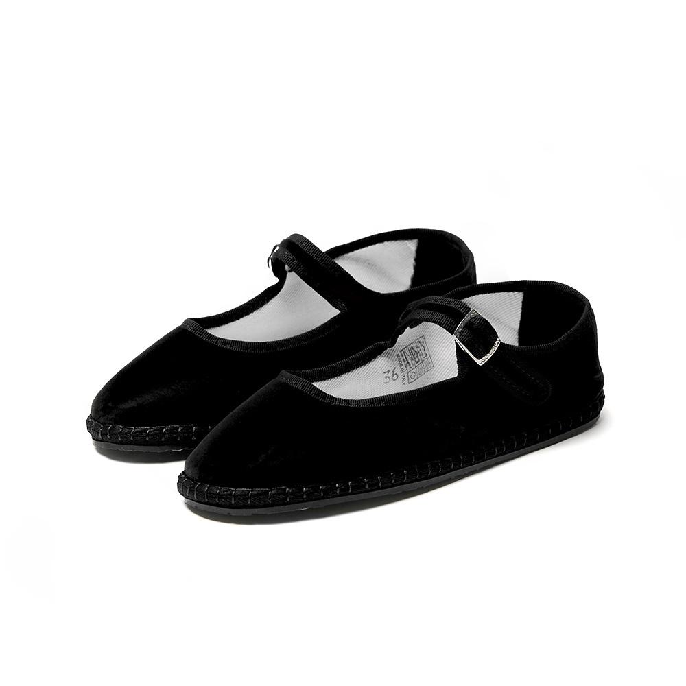 드로게리아크리베리니 벨벳 메리제인 - 블랙 (MJPJVEOO BLX)