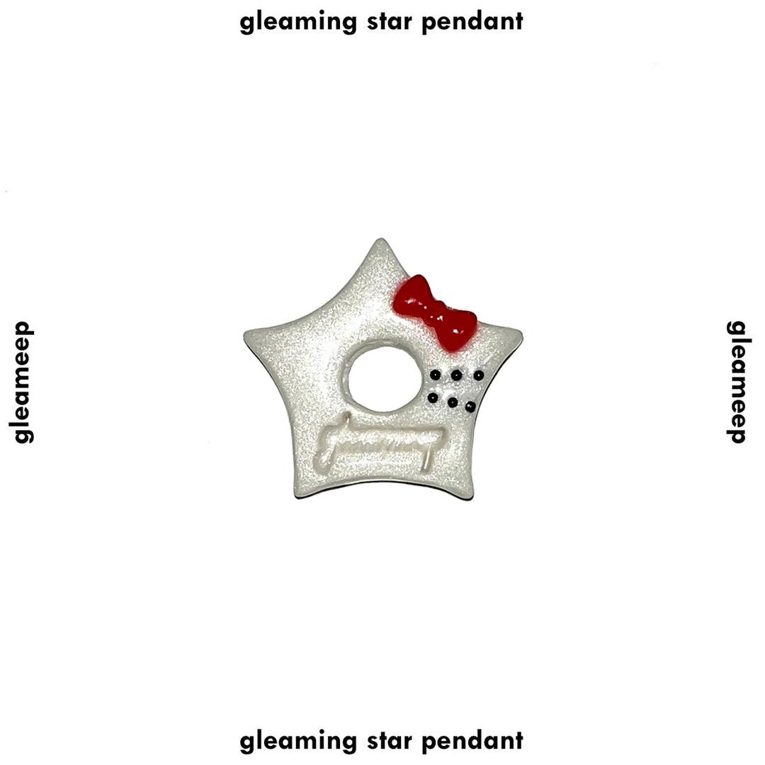gleaming star kitty pendant [white]