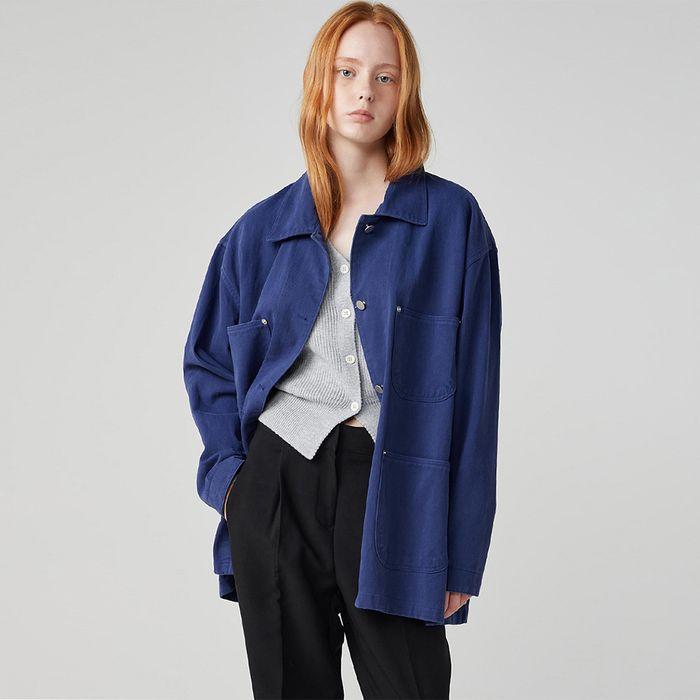 [3차] Ben Washed Work Jacket_Blue