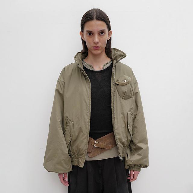 COTTON CARGO BOMBER (KHAKI)