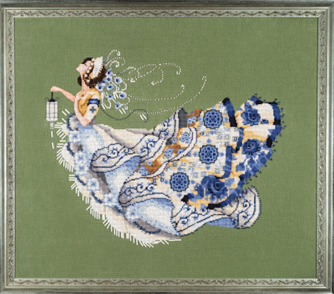 Worldwide Free Shipping Nora Corbett  mirabilia Cross Stitch MD185 Nightingale Chart or Semi Kit