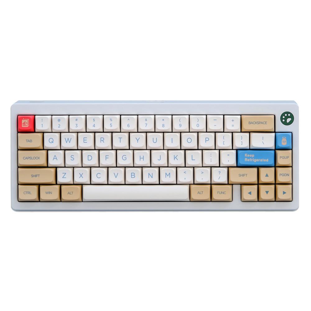 두유 밀크 베이지 XDA PBT 키캡 한성 레오폴드 필코