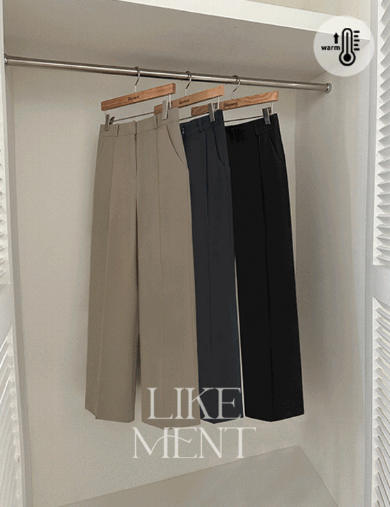 라이크유 [18만장돌파] [LIKEMENT] 시즈닝 핀턱 슬랙스 (SL) - 3color (윈터ver.)