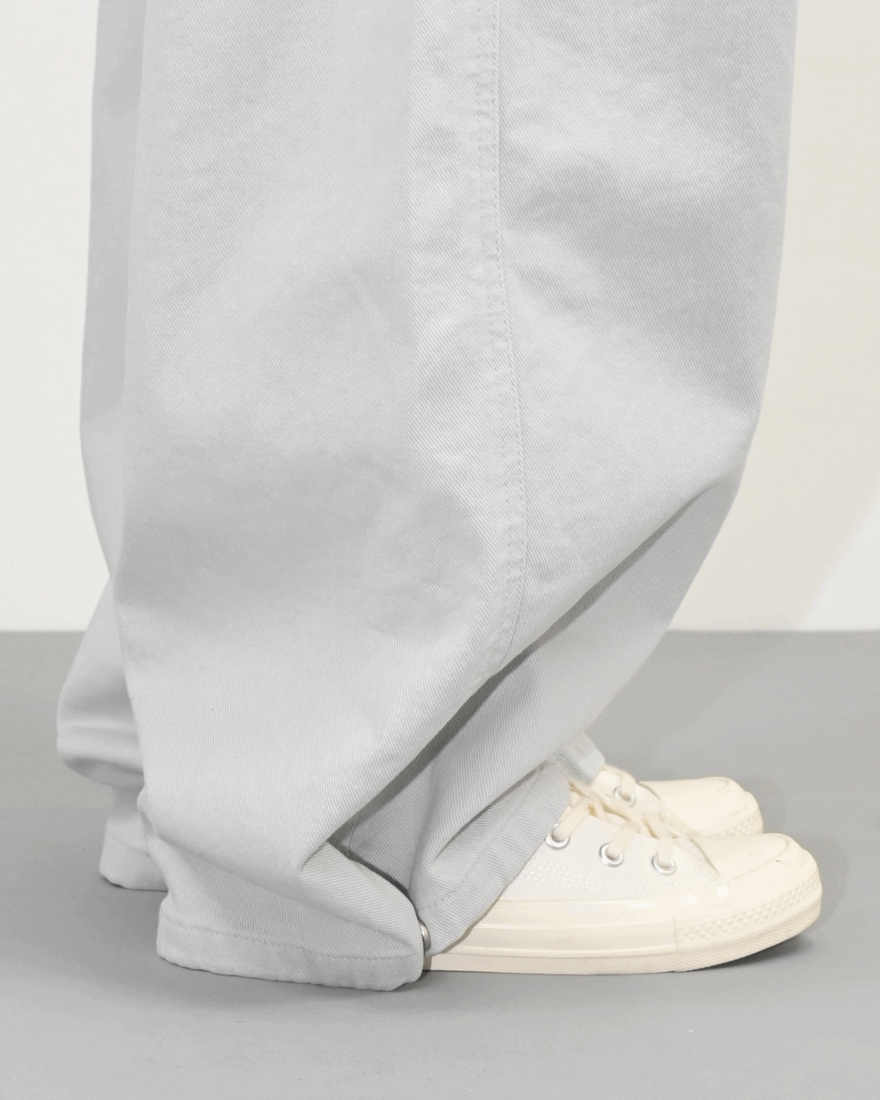 double york wide cotton pants