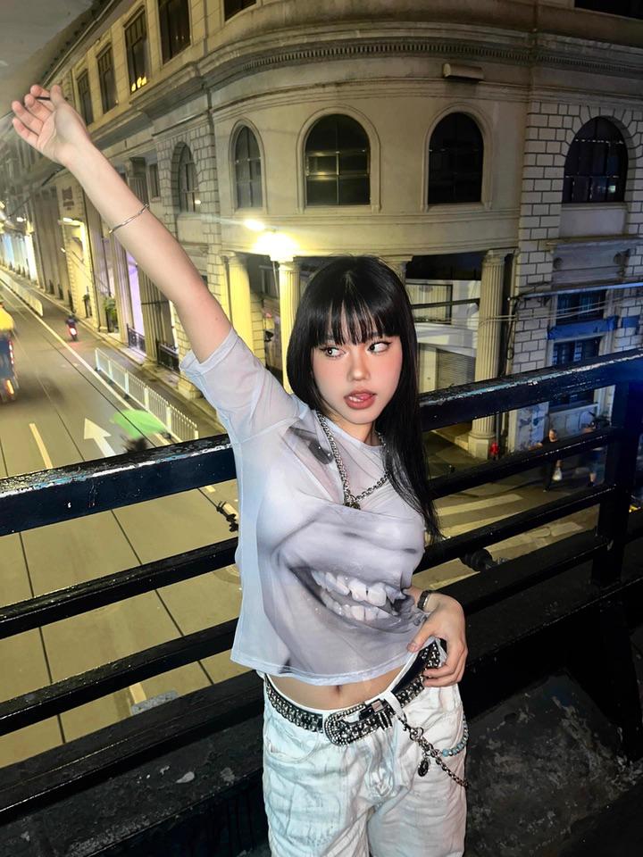 NIHONG Printed high elasticity slim fit t-shirt