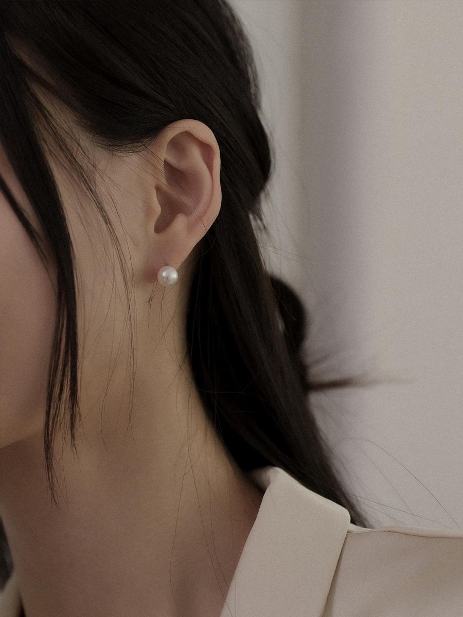 [silver925] 프알 진주 귀걸이