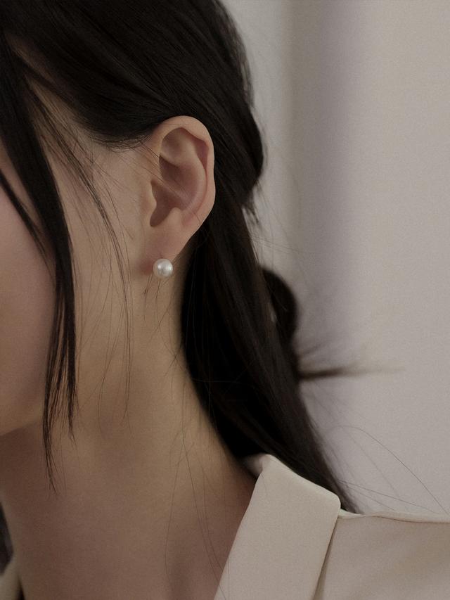 [silver925] 프알 진주 귀걸이