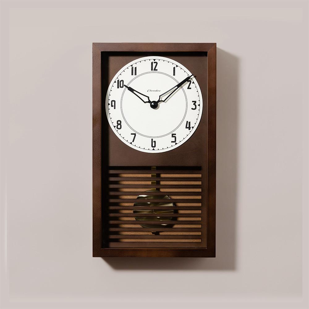 [정식] 모로모로 샹브루 래티스 진자시계 추시계 일본시계 무소음