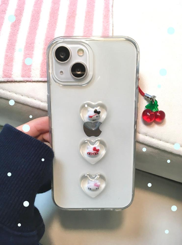 삼둥이 키티 레진케이스