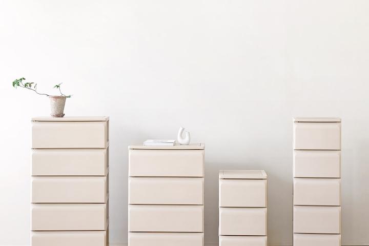 우드상판 증정! 데일리 서랍장 L 3단 3colors