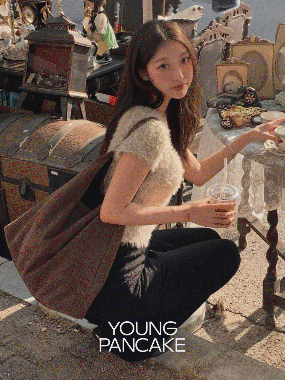 [보부상백/무조건!!] Cocoa suede bag