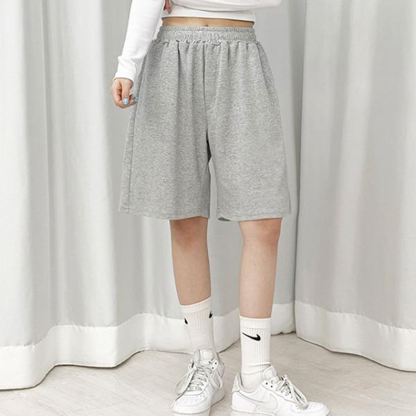 [왕오버핏~3XL] 6단 와이드 트레이닝 숏팬츠 (5컬러)