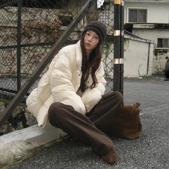 [유하착용/당일출고] Volume Puffer Duck Down Jumper_Ivory