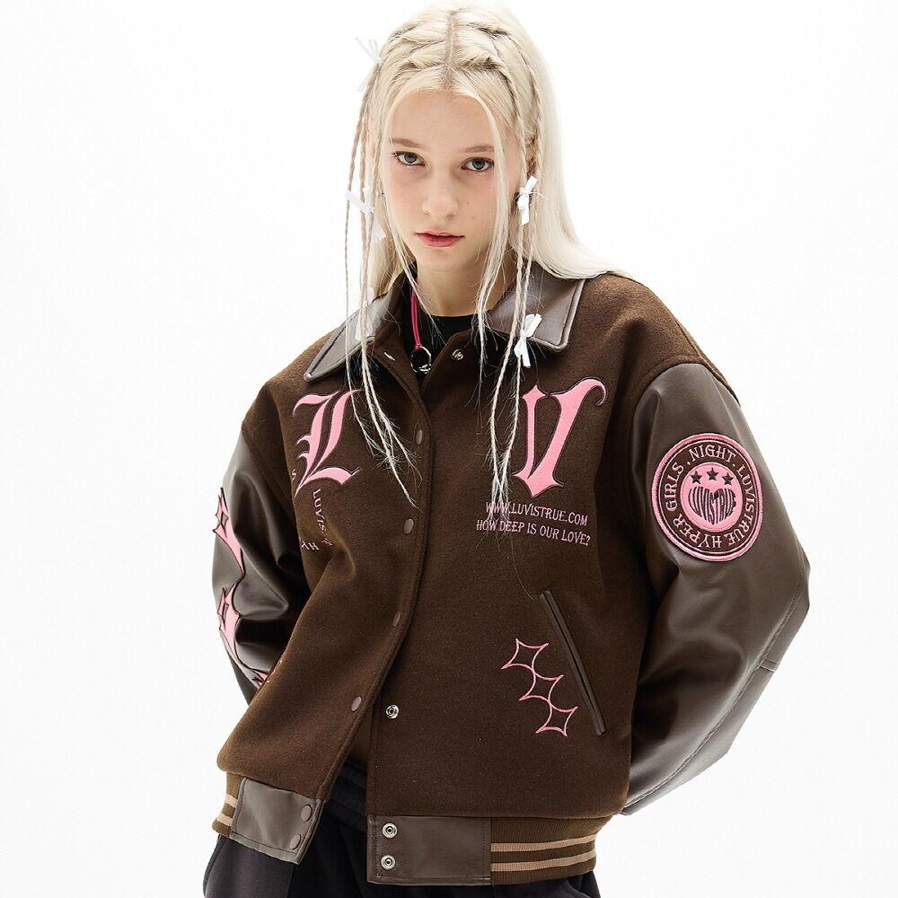 DN STADIUM JACKET(BROWN)