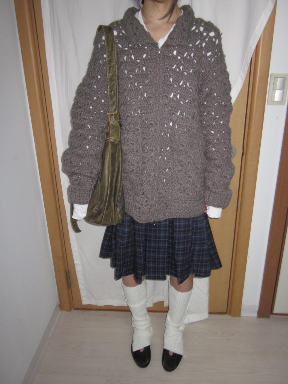 키이라 코코아 집업(핸드메이드)