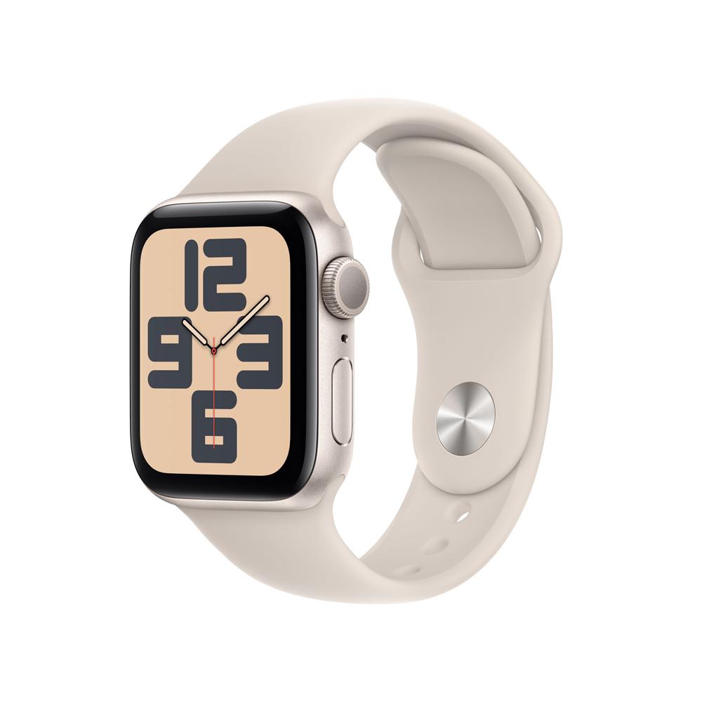 Apple 애플워치 SE 2세대 40mm GPS 스타라이트 알루미늄 케이스 스타라이트 스포츠밴드(S/M) (MR9U3KH/A)