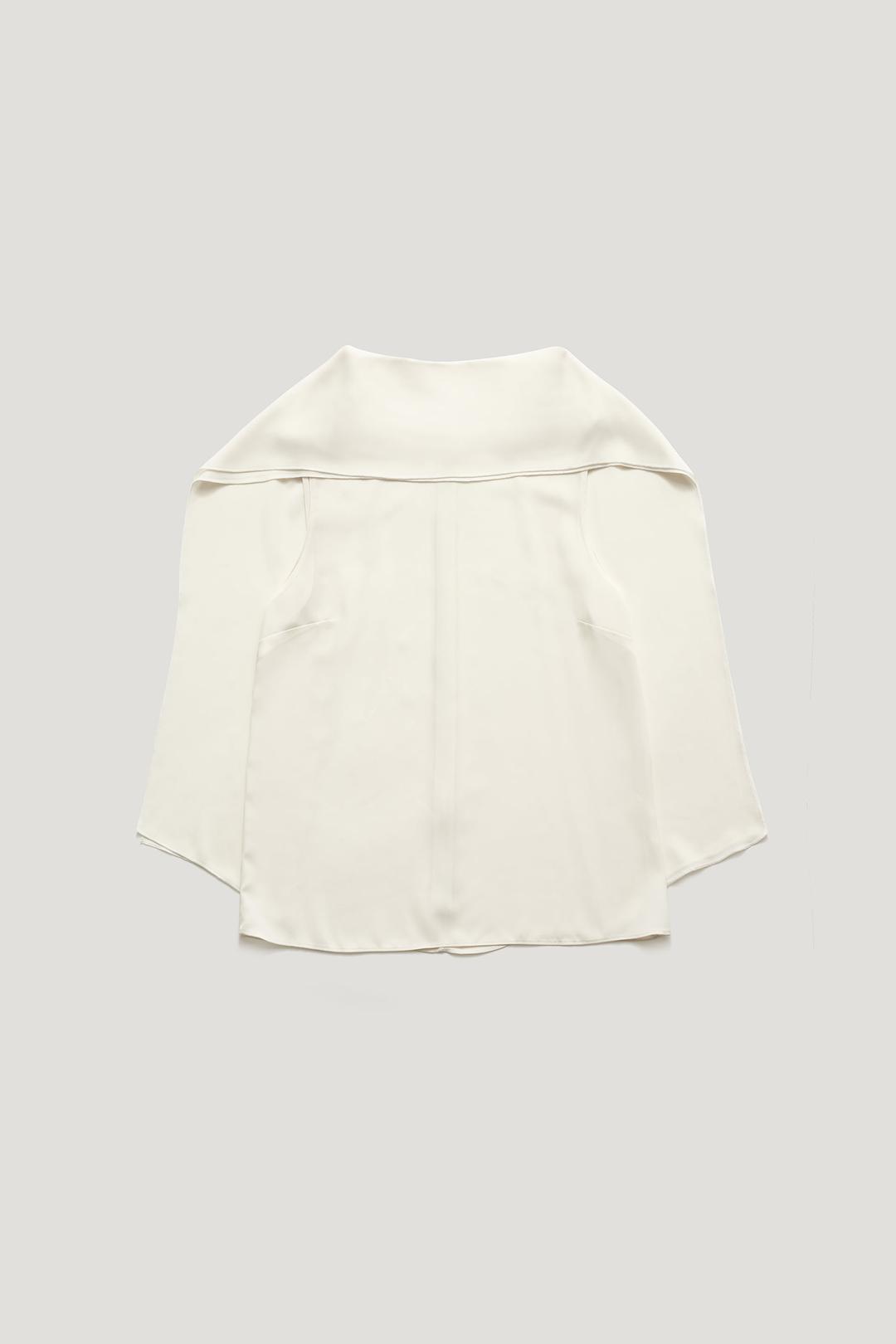 ELAN TIE-NECK BLOUSE_IVORY / ₩149,000