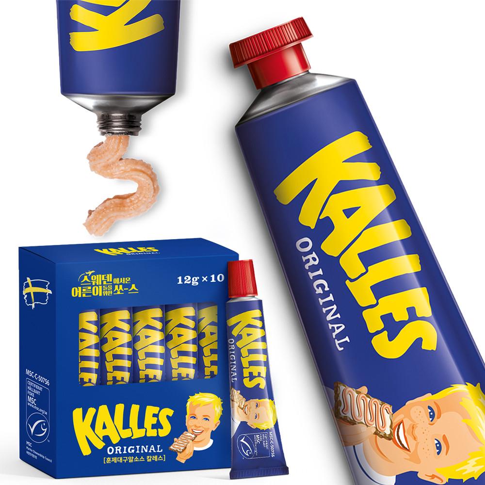 칼레스 짜먹는 훈제 대구알소스 오리지널 190g