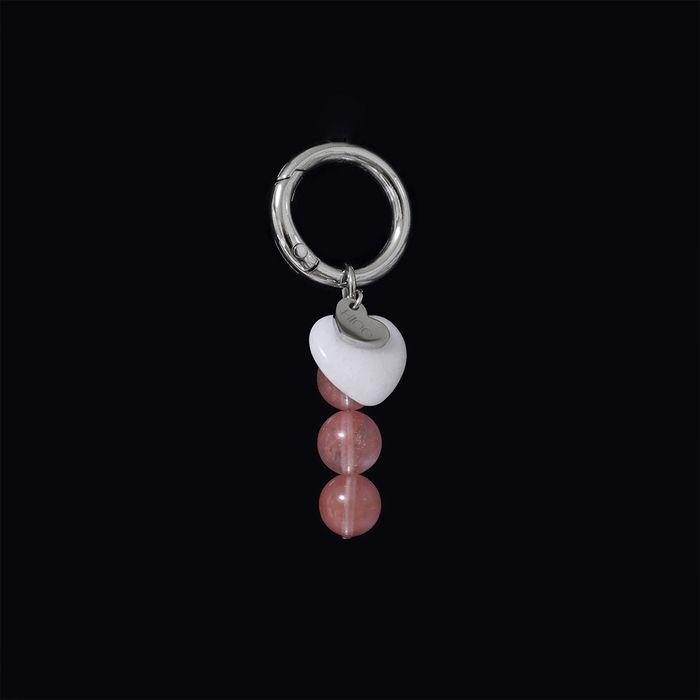 Tomato keyring - inca rose.