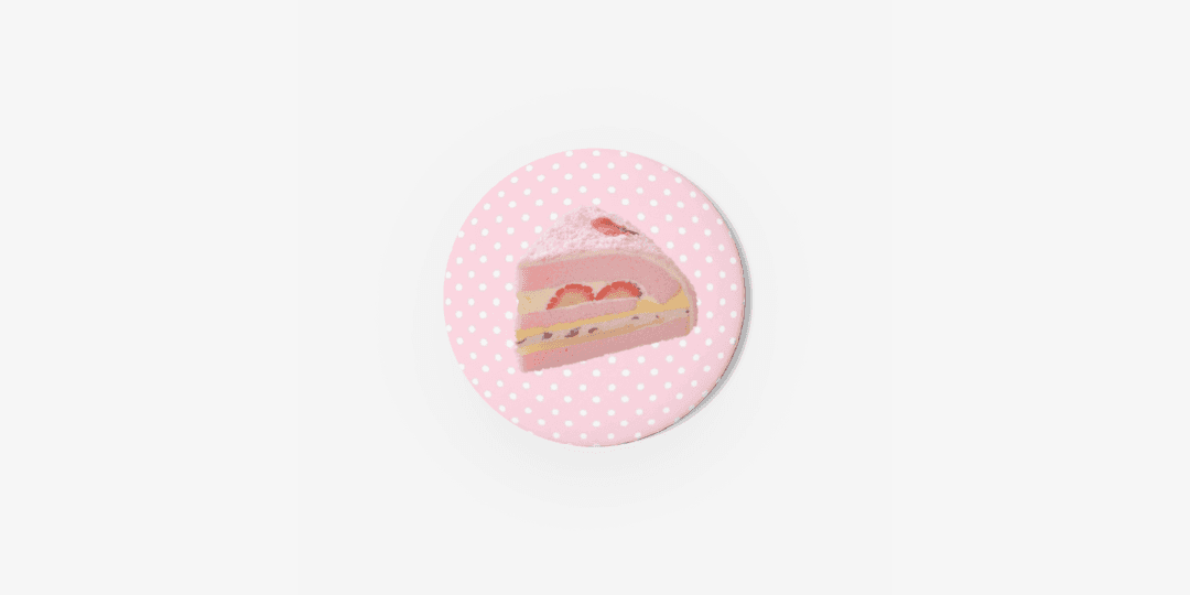 ★ Strawberry cake can badge ㅣ 마플샵