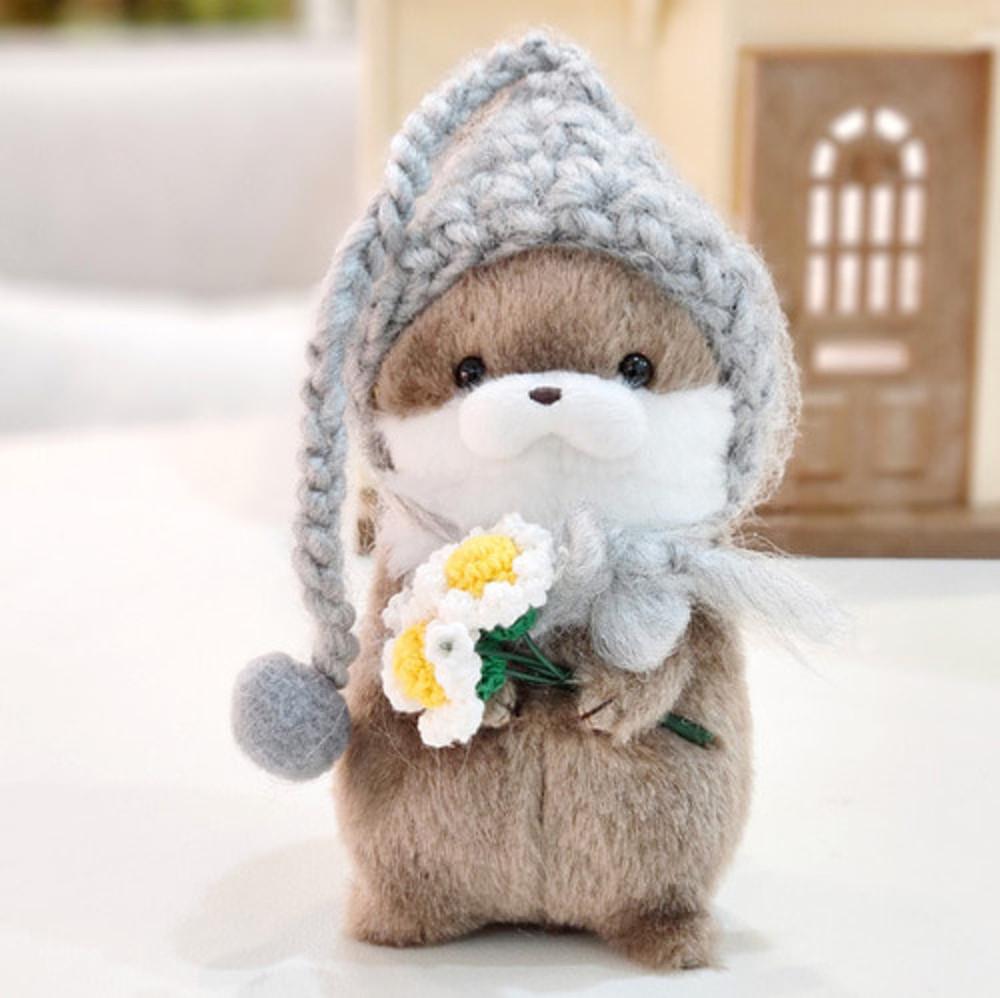 어뮤즈 수달인형 키링 11cm